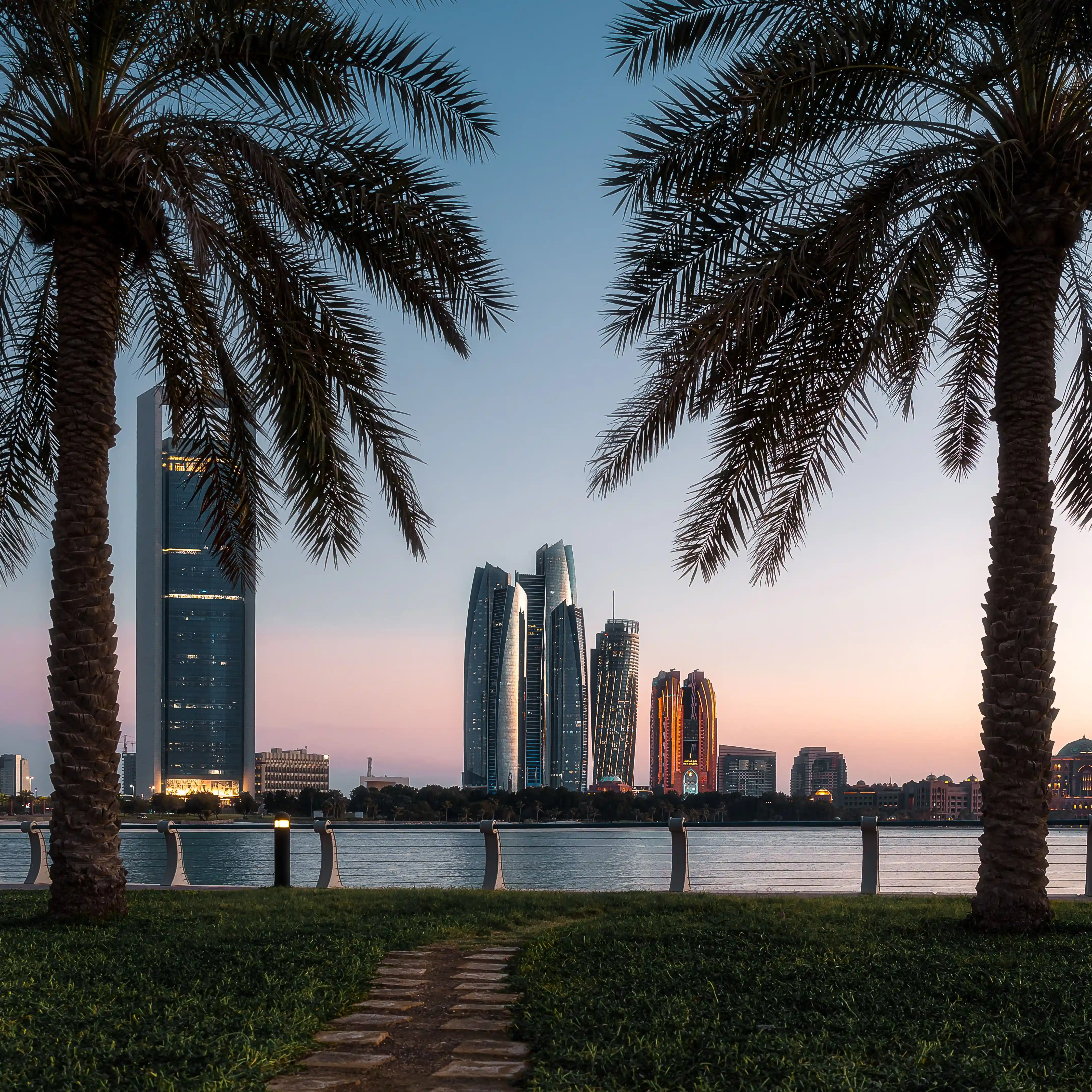 Abu Dhabi Corniche waterfront