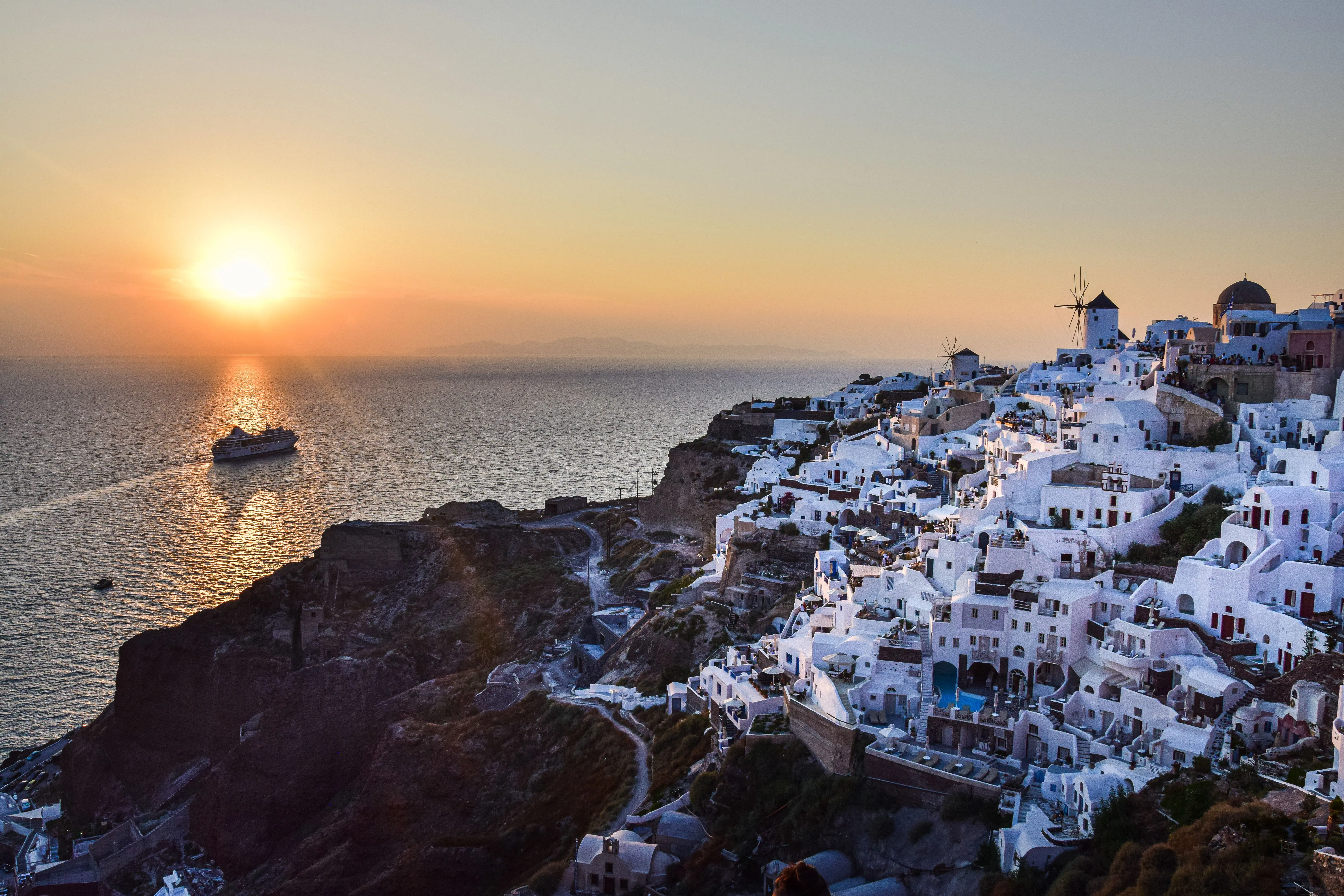 Santorini Sunset in Oia